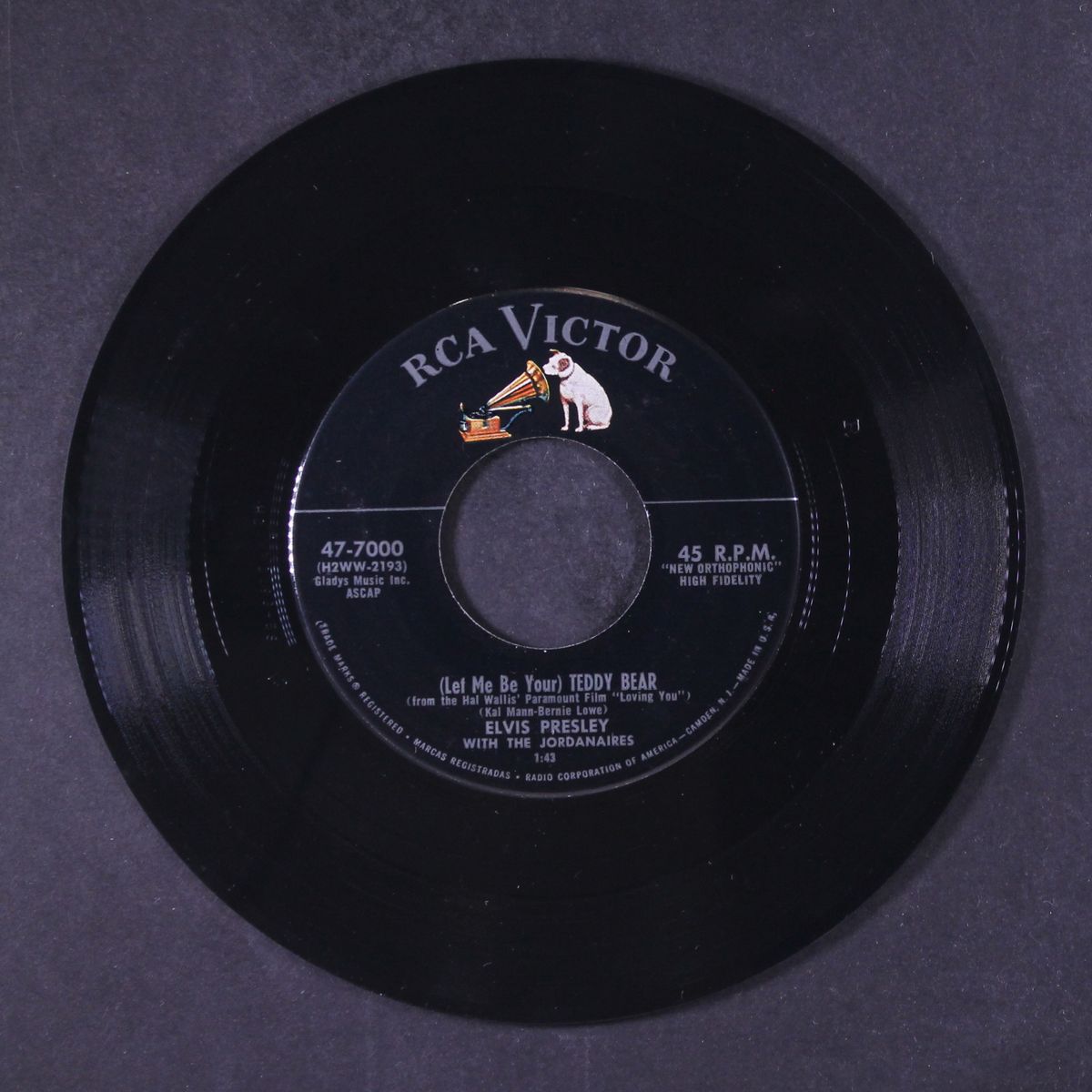 teddy bear / loving you by ELVIS PRESLEY