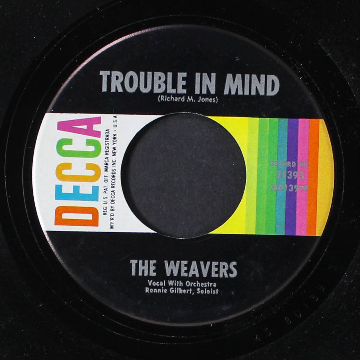 trouble in mind / down in the valley by WEAVERS