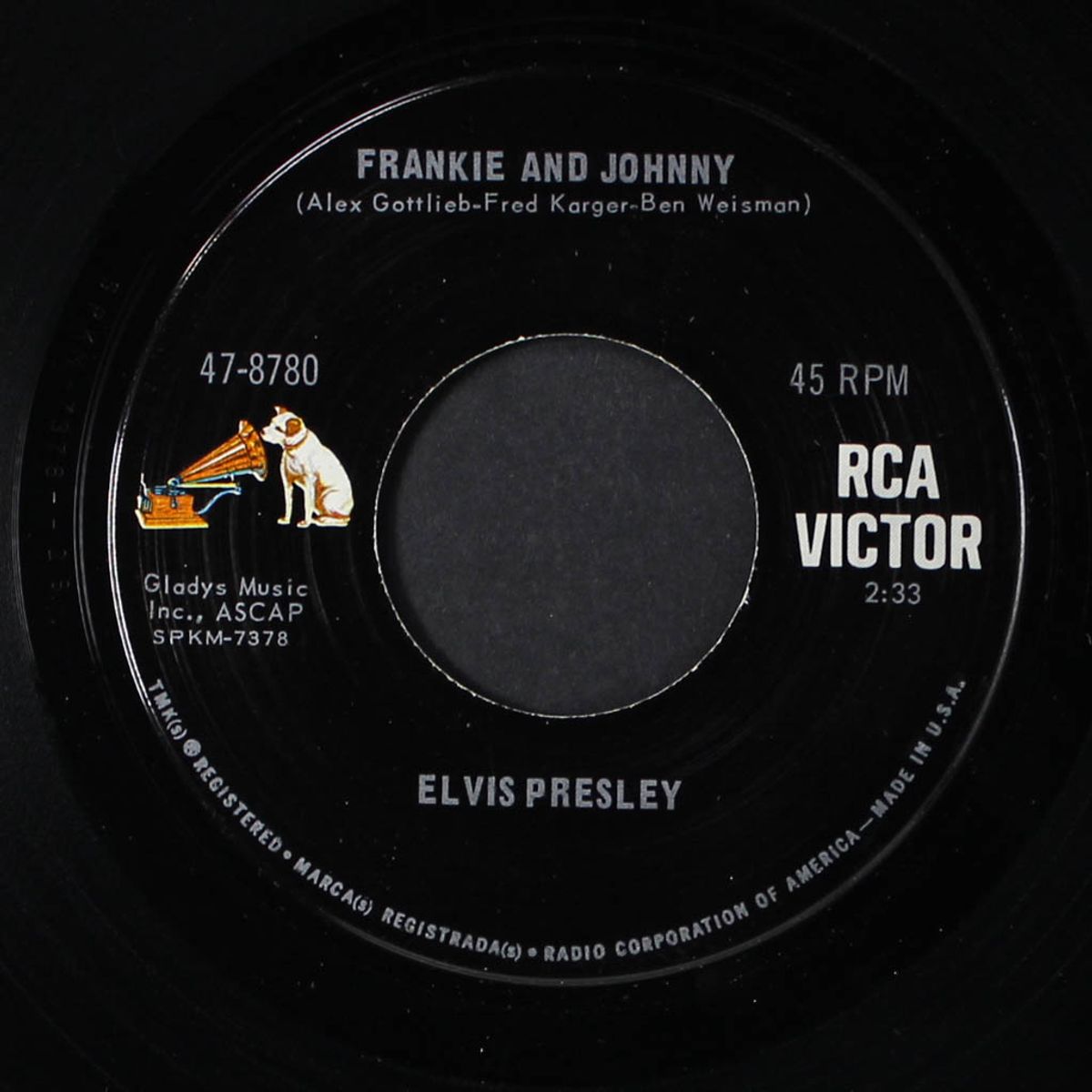 frankie and johnny / please don't stop loving me by ELVIS PRESLEY