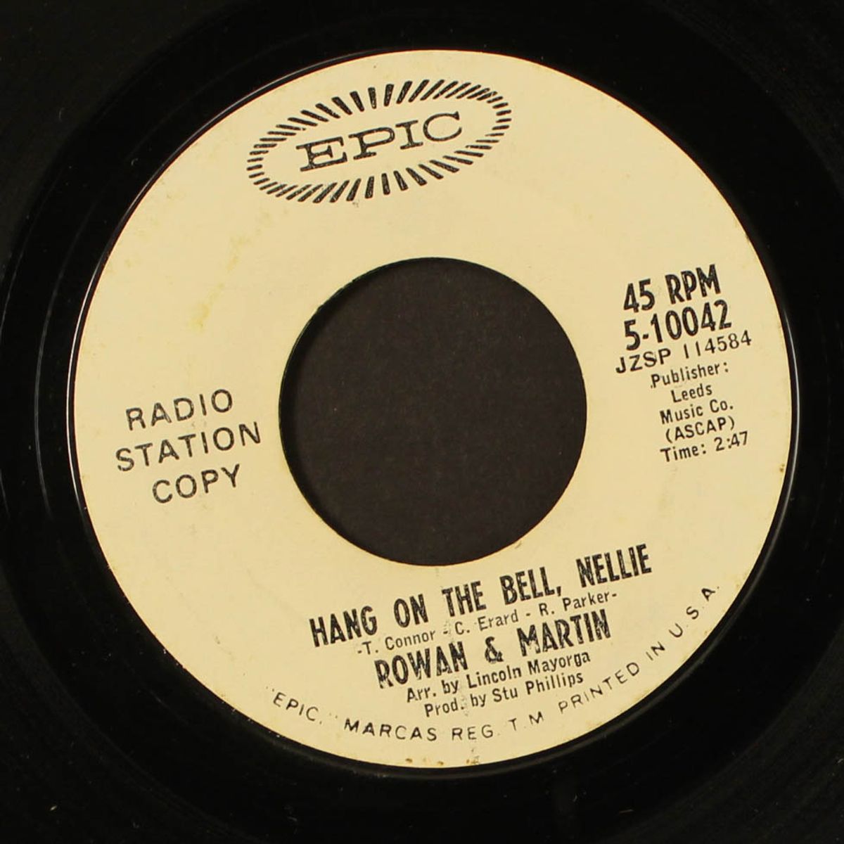 hang on the bell nellie by ROWAN & MARTIN