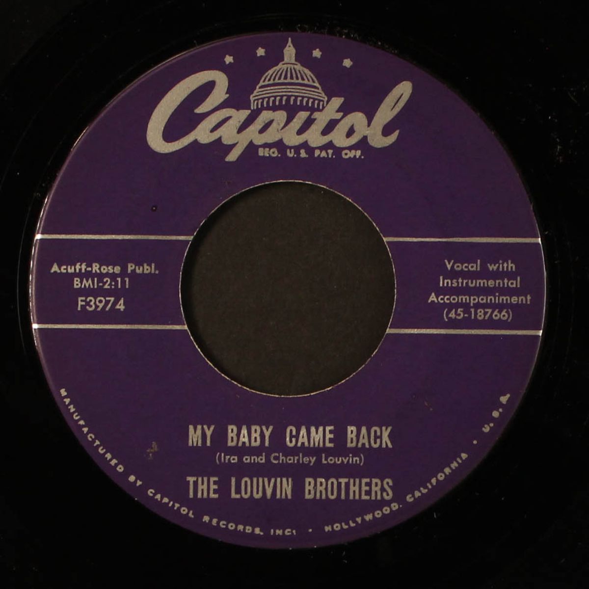 she didn't even know i was gone by LOUVIN BROTHERS