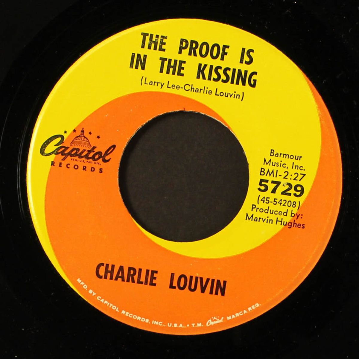 the proof is in the kissing / scared of the blues by CHARLIE LOUVIN