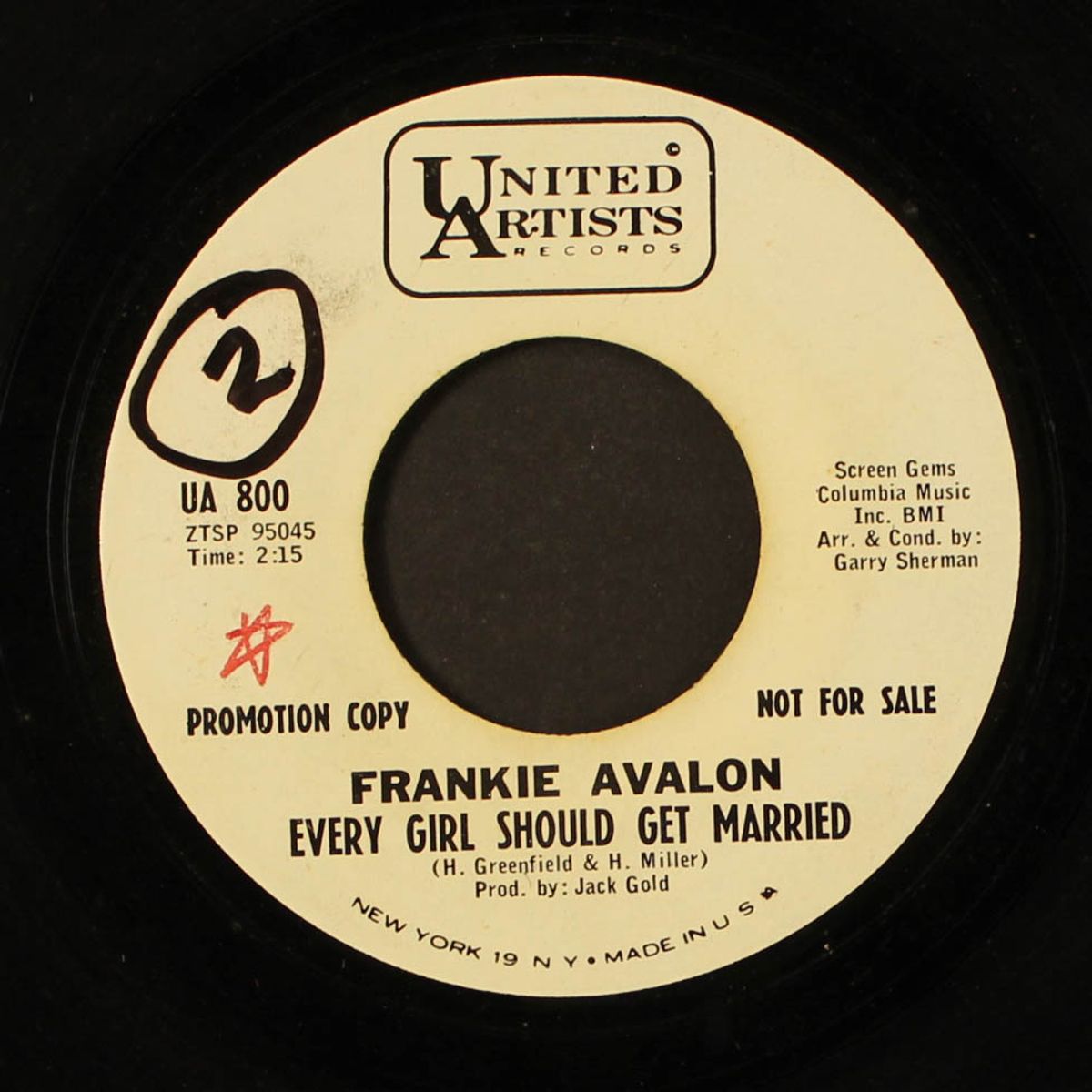 every girl should get married / moon river by FRANKIE AVALON