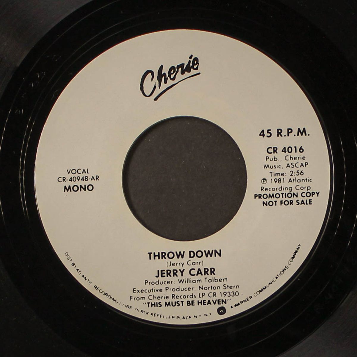 throw down / mono by JERRY CARR