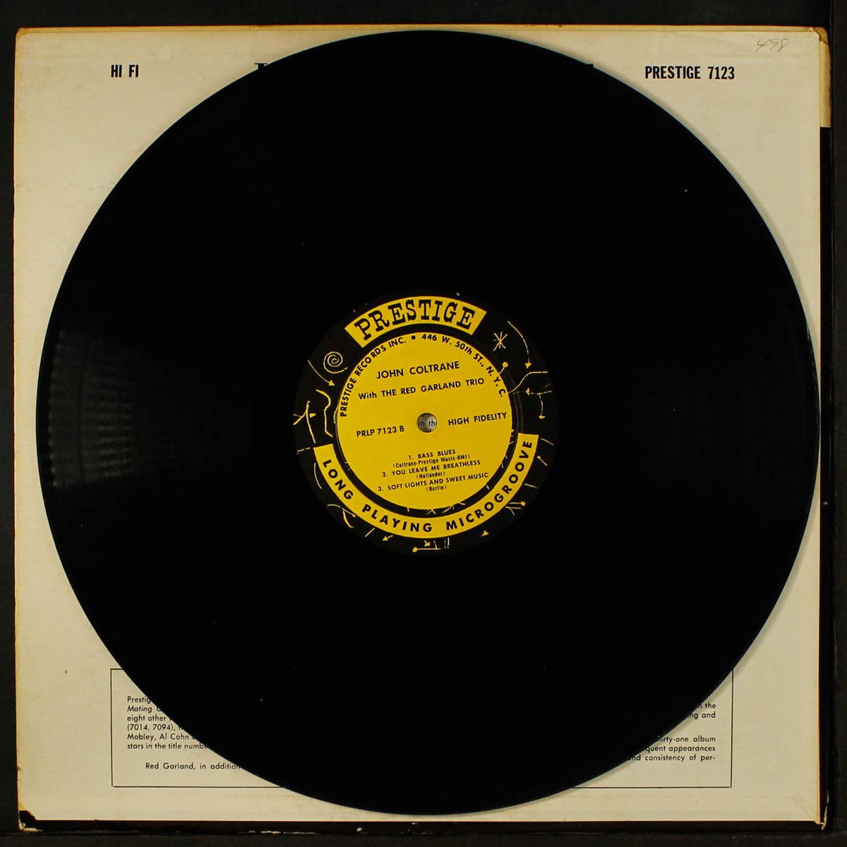 with red garland trio by JOHN COLTRANE