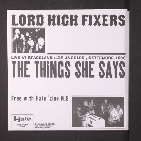 GORIES / LORD HIGH FIXERS