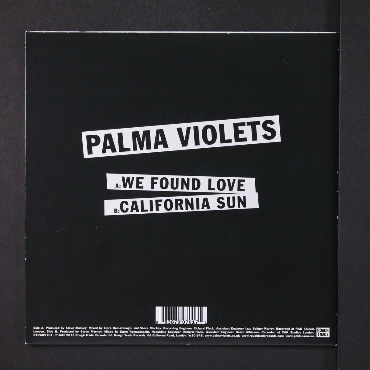 we found love / california sun by PALMA VIOLETS