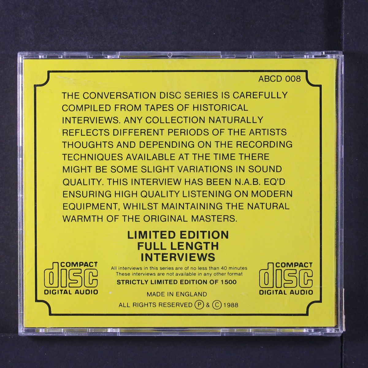 conversation disc by WHITESNAKE