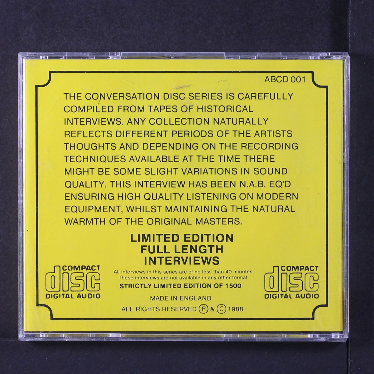 conversation disc by U2