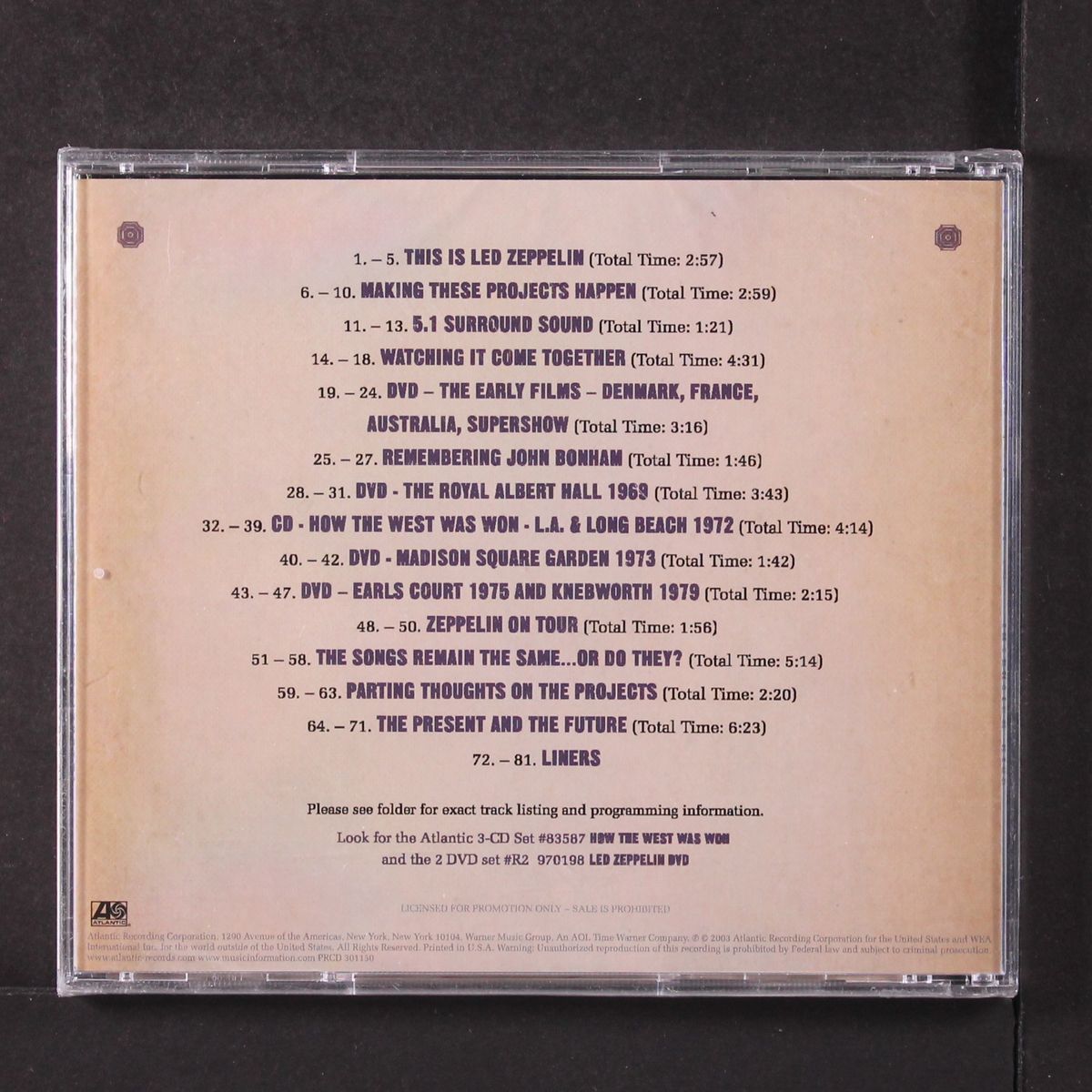 interview disc by LED ZEPPELIN