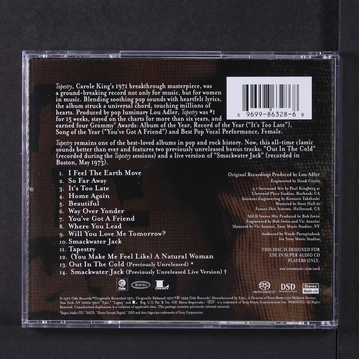 tapestry by CAROLE KING