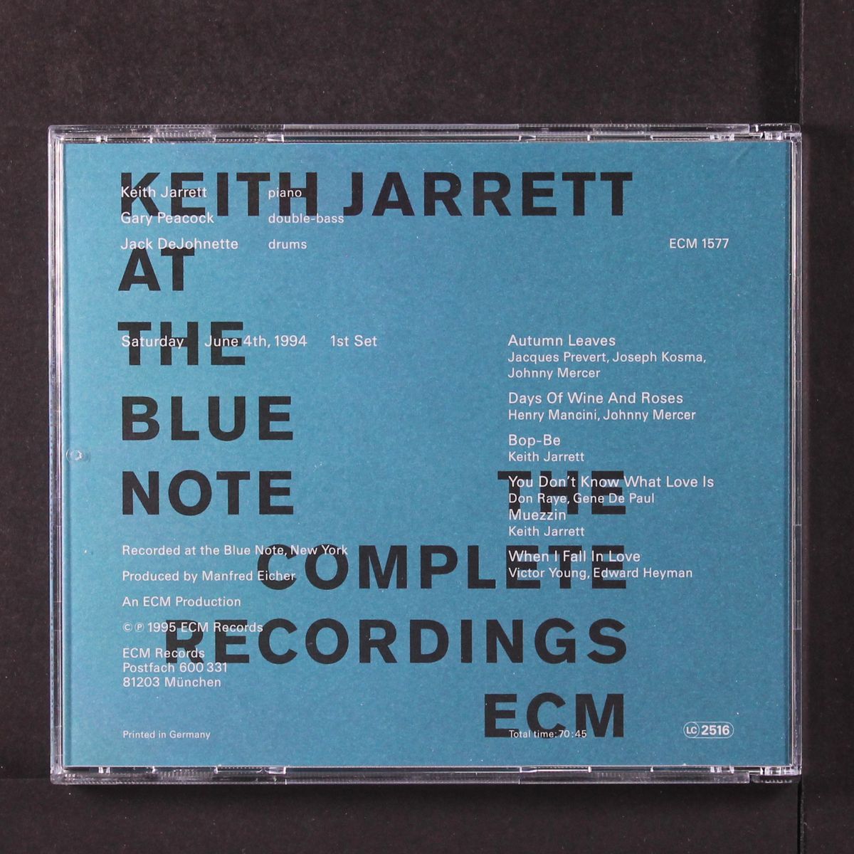 keith jarrett at the blue note - the complete recordings by KEITH JARRETT