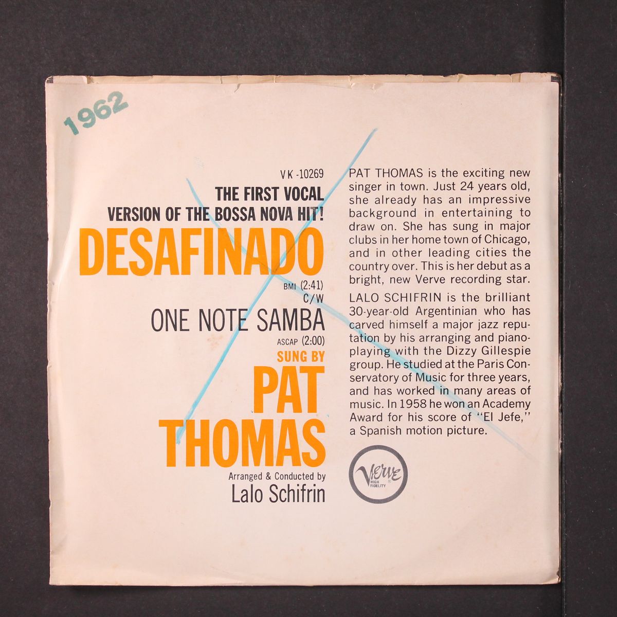 desafinado / one note samba by PAT THOMAS