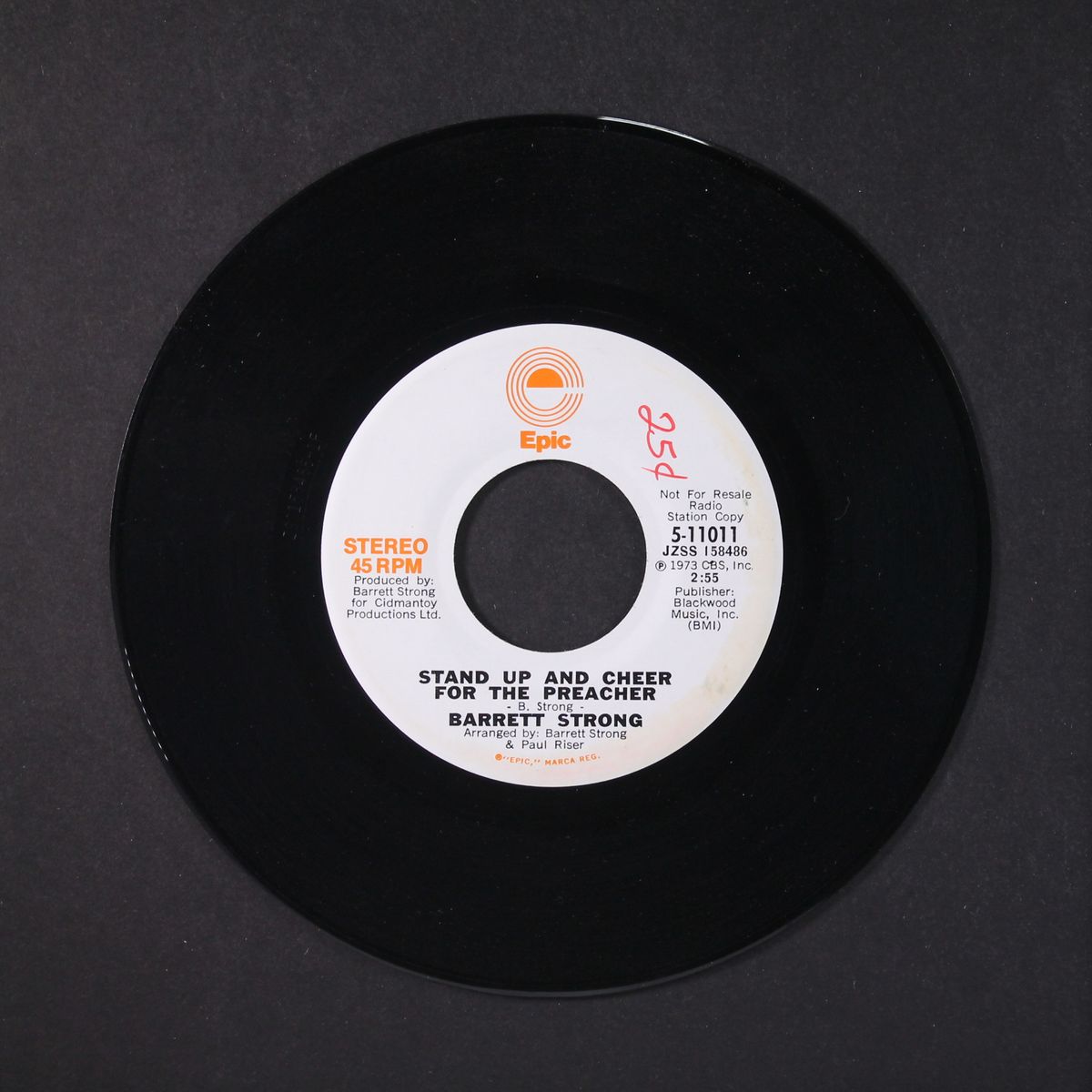 stand up and cheer for the preacher / mono by BARRETT STRONG
