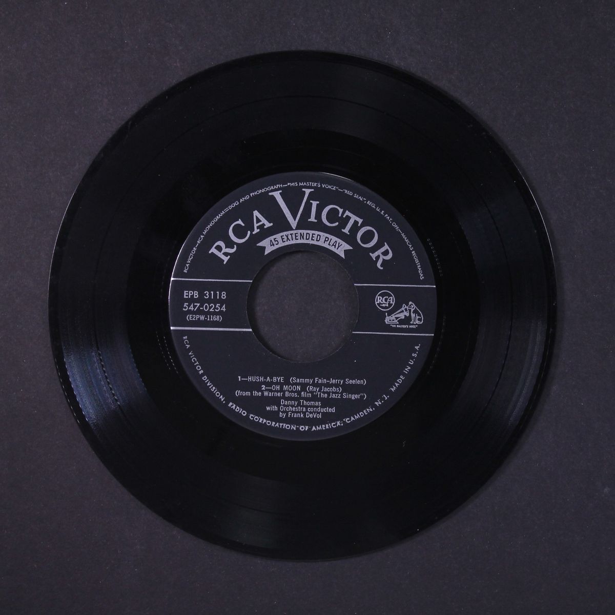 "the jazz singer" by DANNY THOMAS