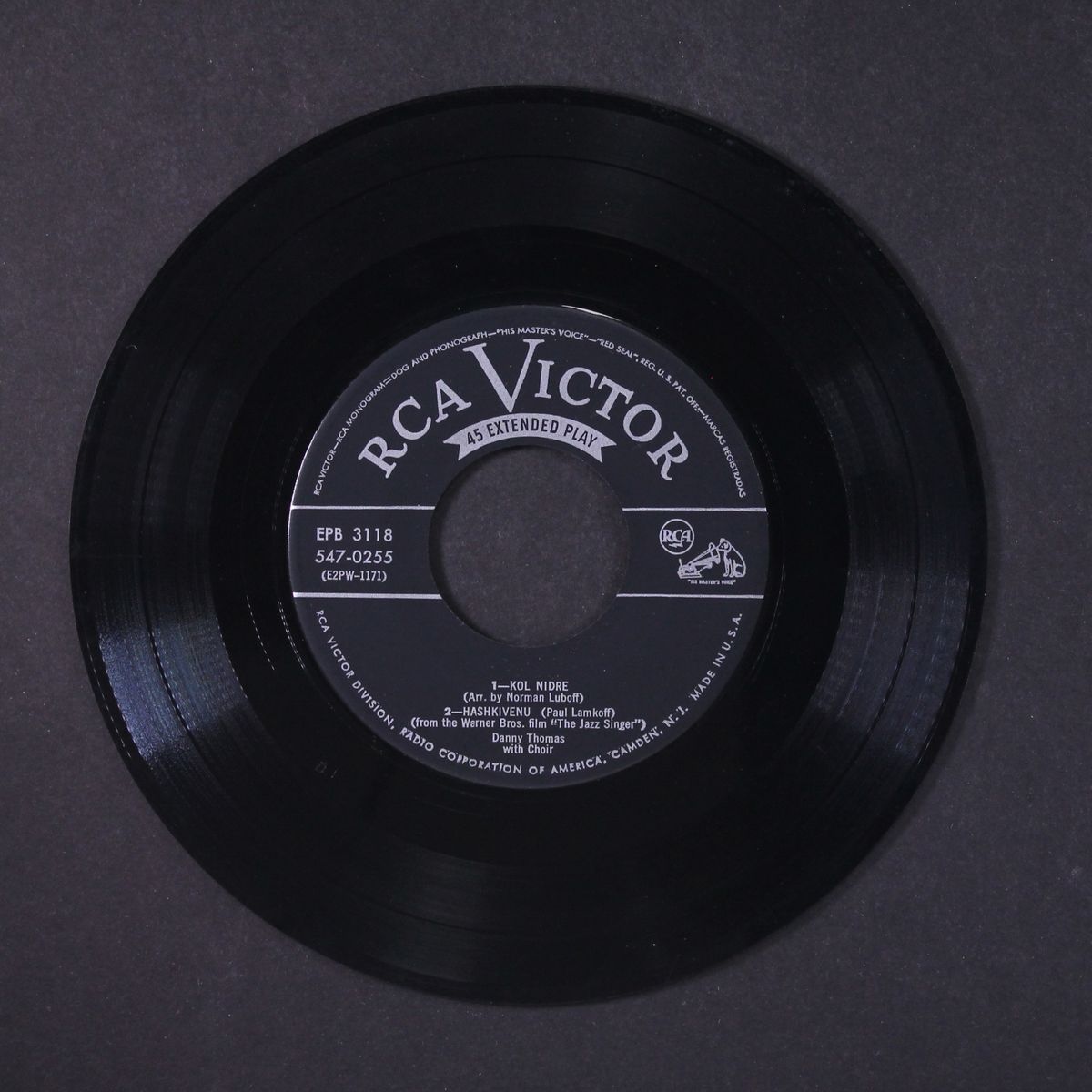 "the jazz singer" by DANNY THOMAS