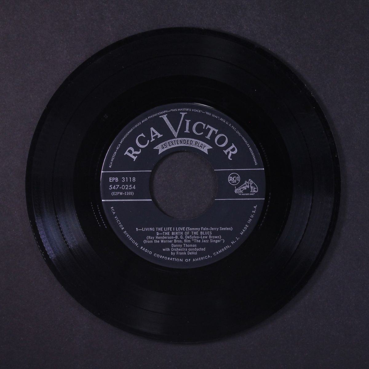 "the jazz singer" by DANNY THOMAS