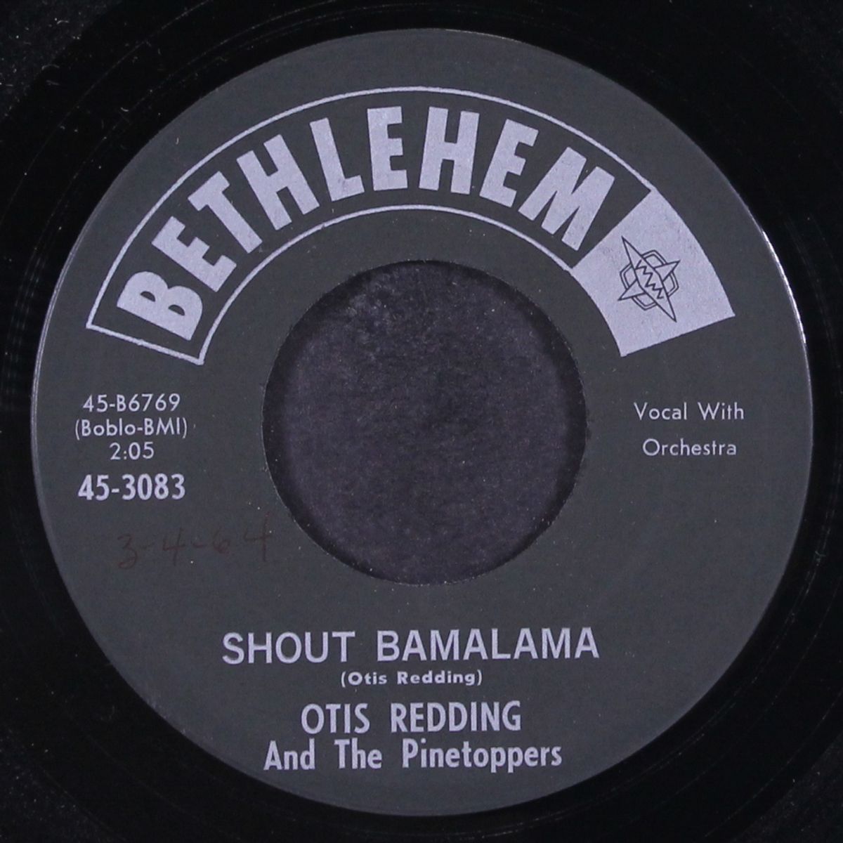 fat gal / shout bamalama by OTIS REDDING