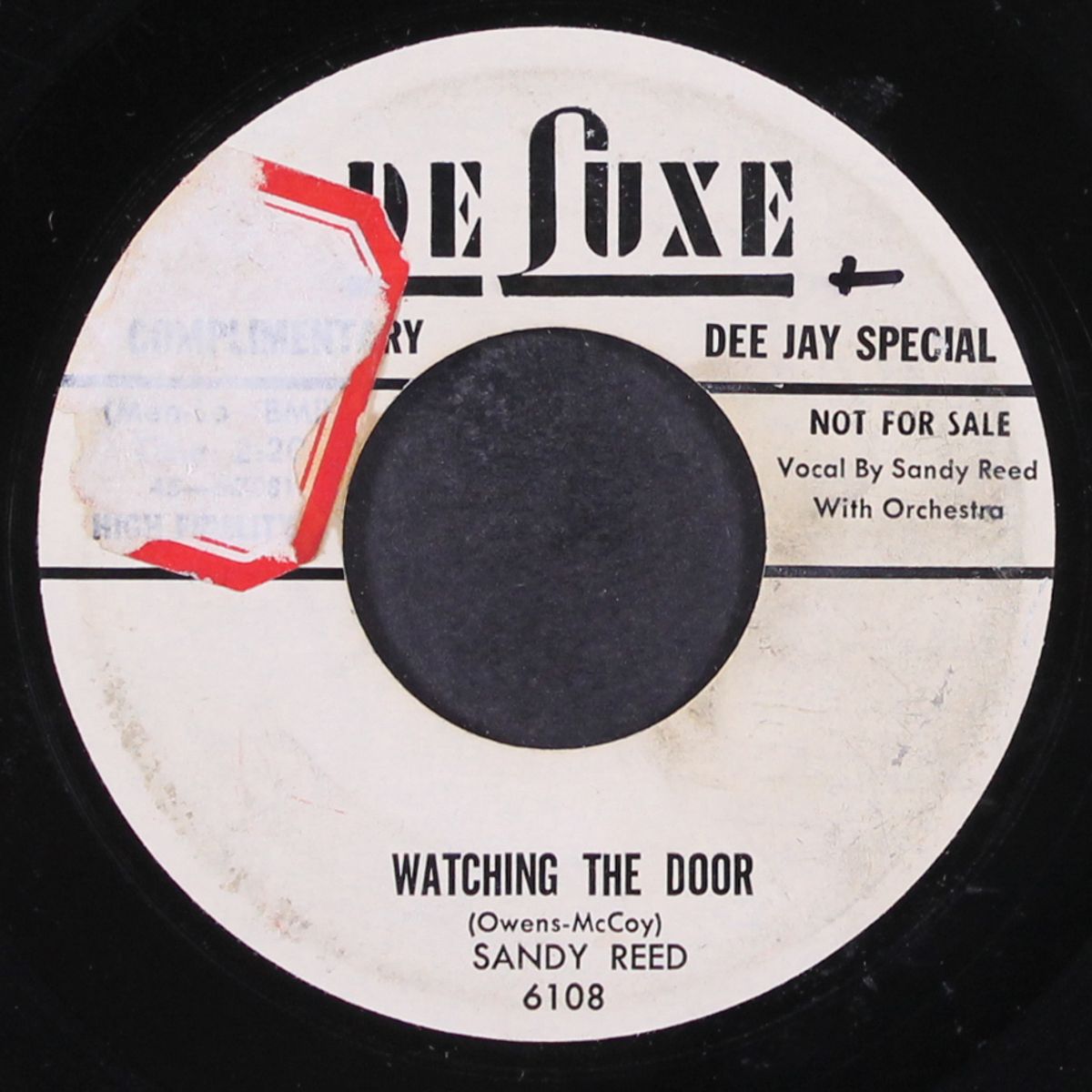 tell me whatcha gonna do / watching the door by SANDY REED