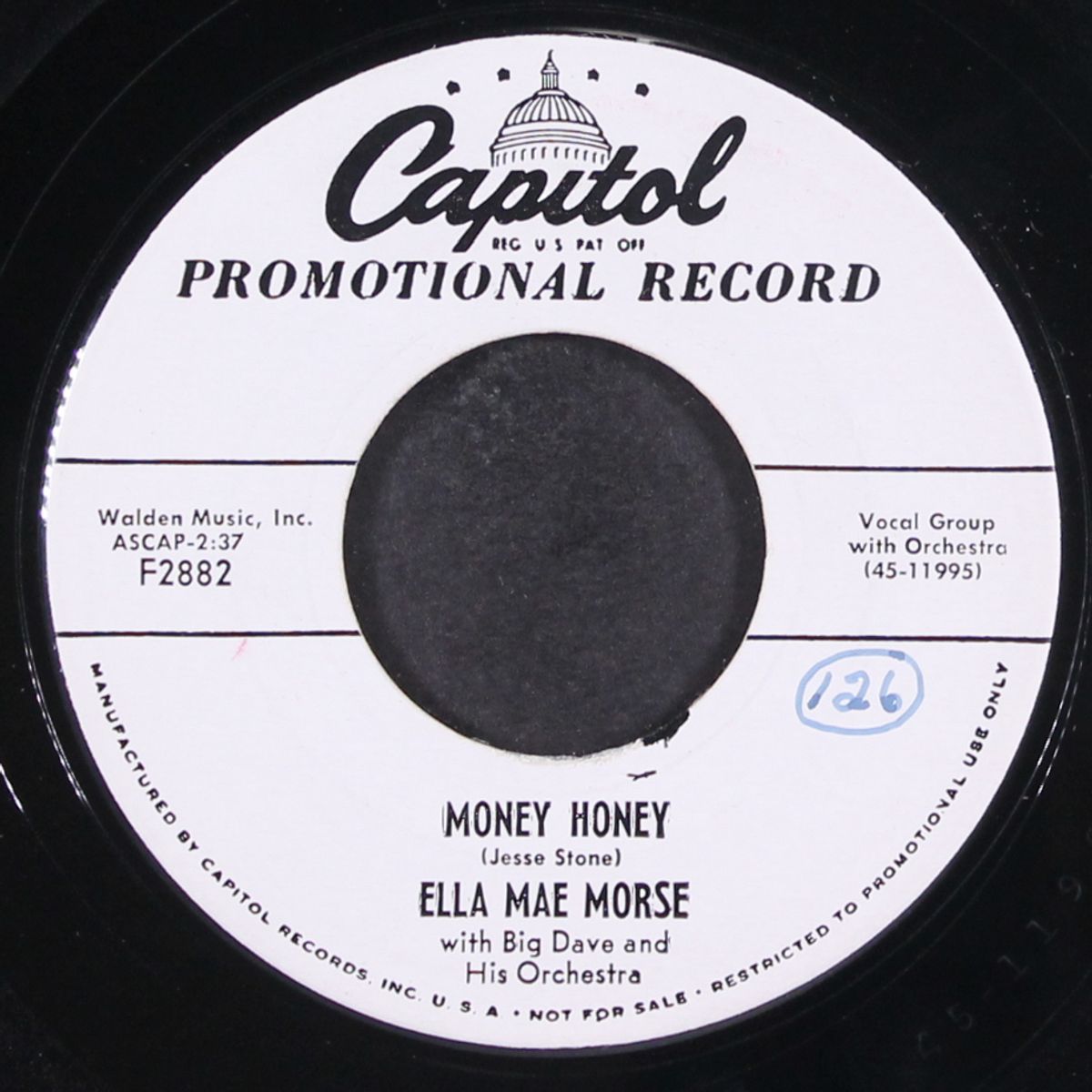 money honey / i love you, yes i do by ELLA MAE MORSE