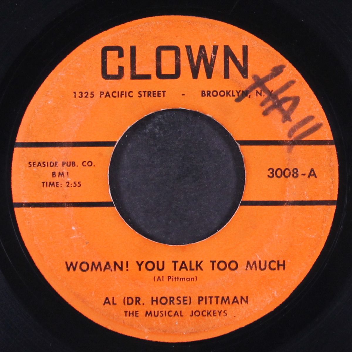 crazy beat / woman! you talk too much by AL PITTMAN