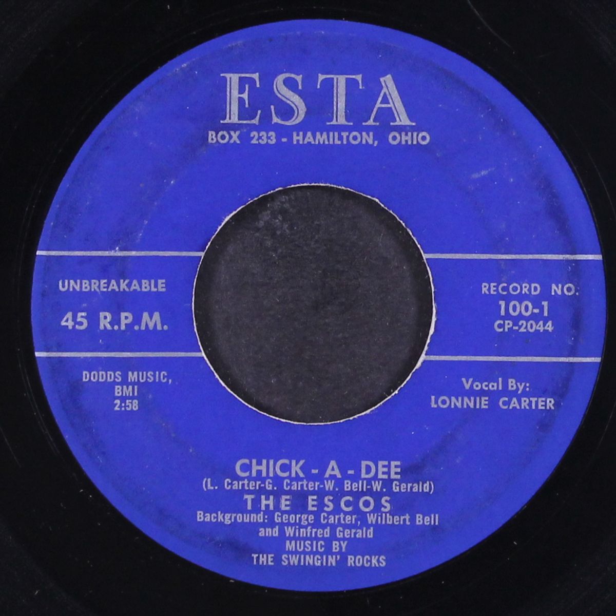 i'm lonesome for you / chick-a-dee by ESCOS