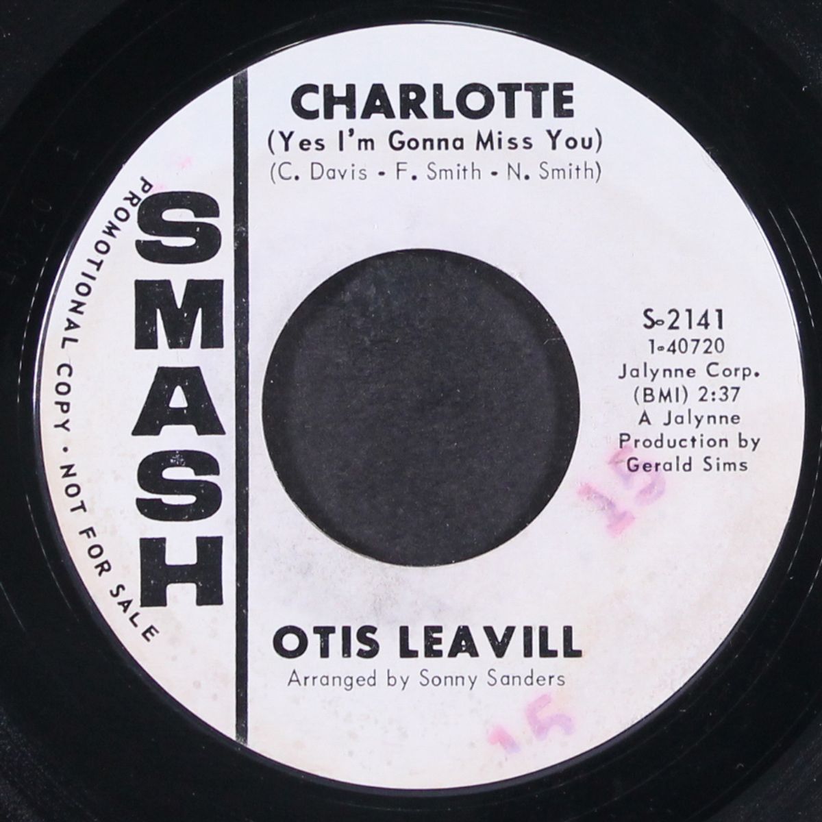 charlotte / nobody but you by OTIS LEAVILL
