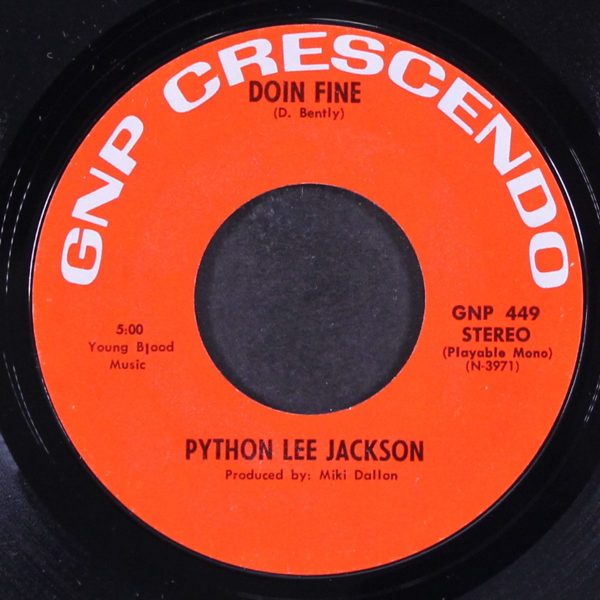 in a broken dream / doin fine by PYTHON LEE JACKSON
