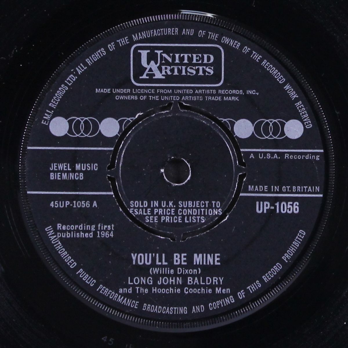 you'll be mine / up above my head i hear music in the air by LONG JOHN BALDRY
