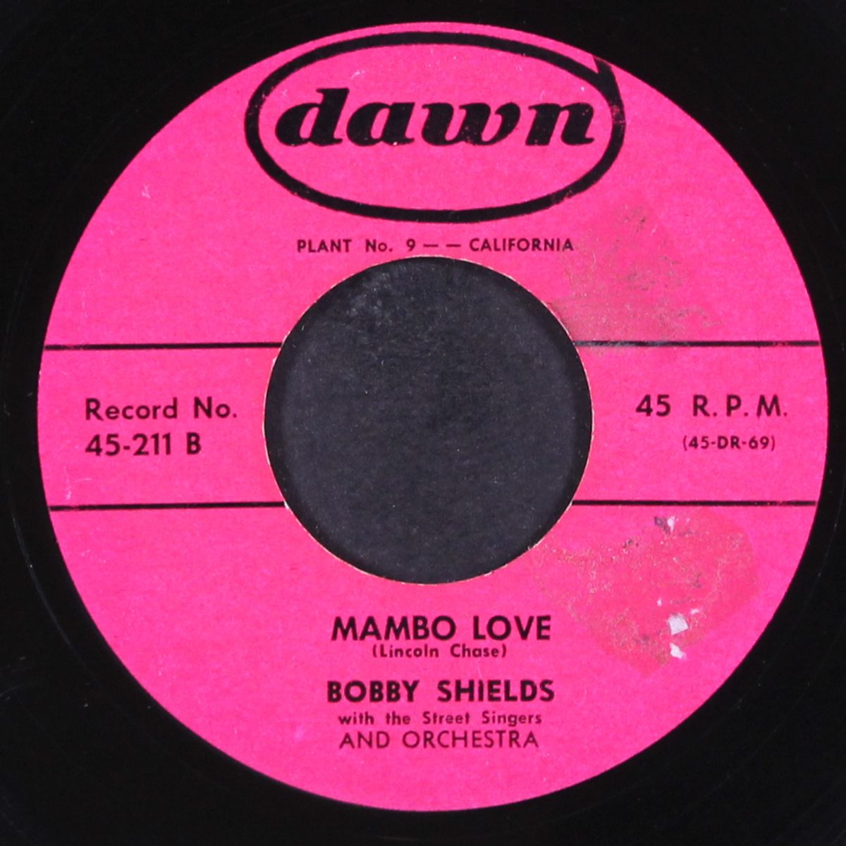 i was dreaming / mambo love by BOBBY SHIELDS