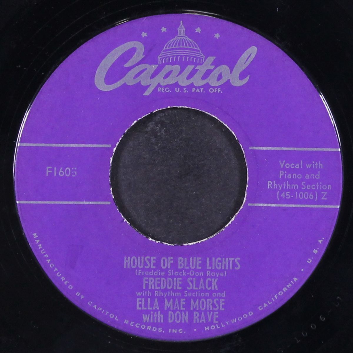 rip van winkle / house of blue lights by ELLA MAE MORSE