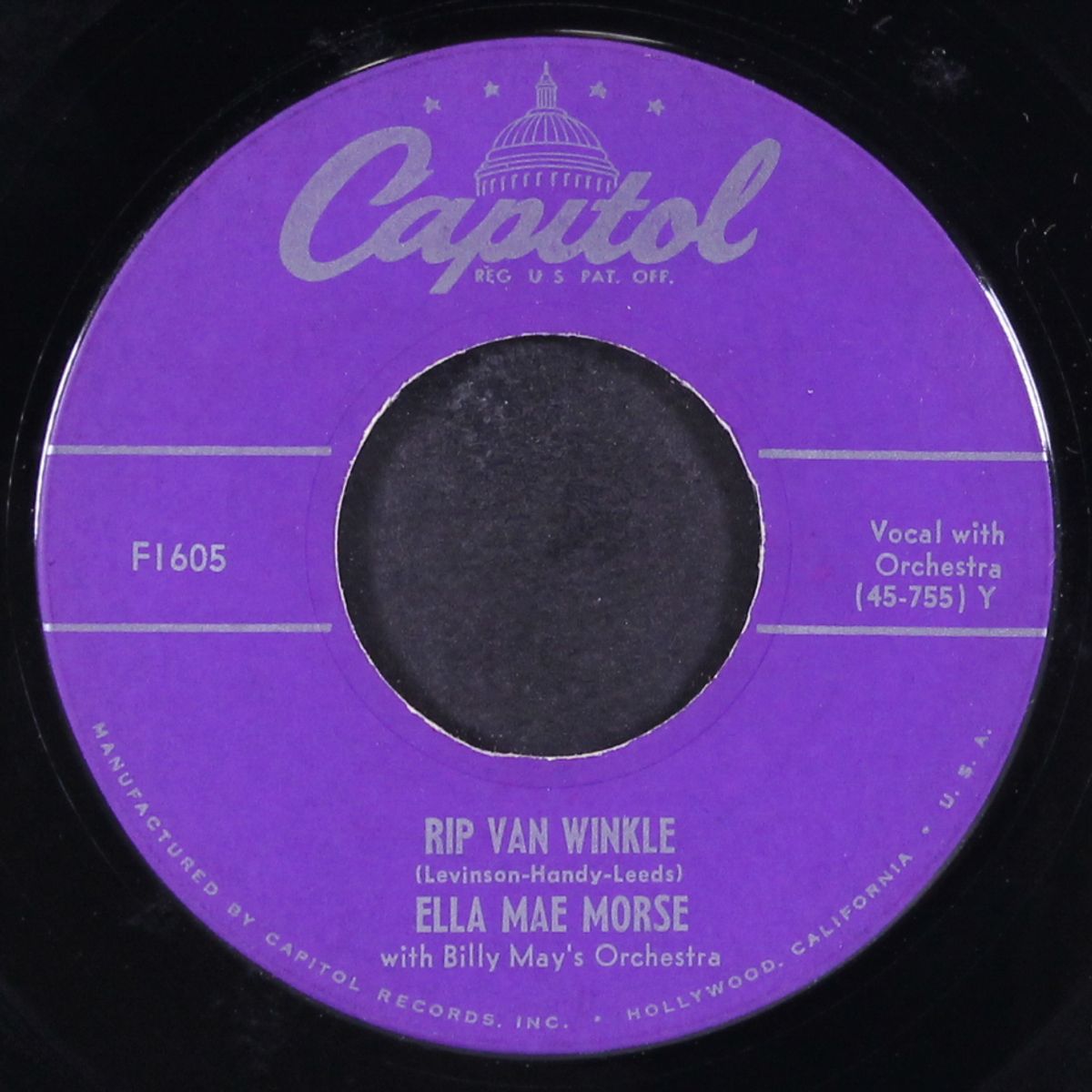 rip van winkle / house of blue lights by ELLA MAE MORSE