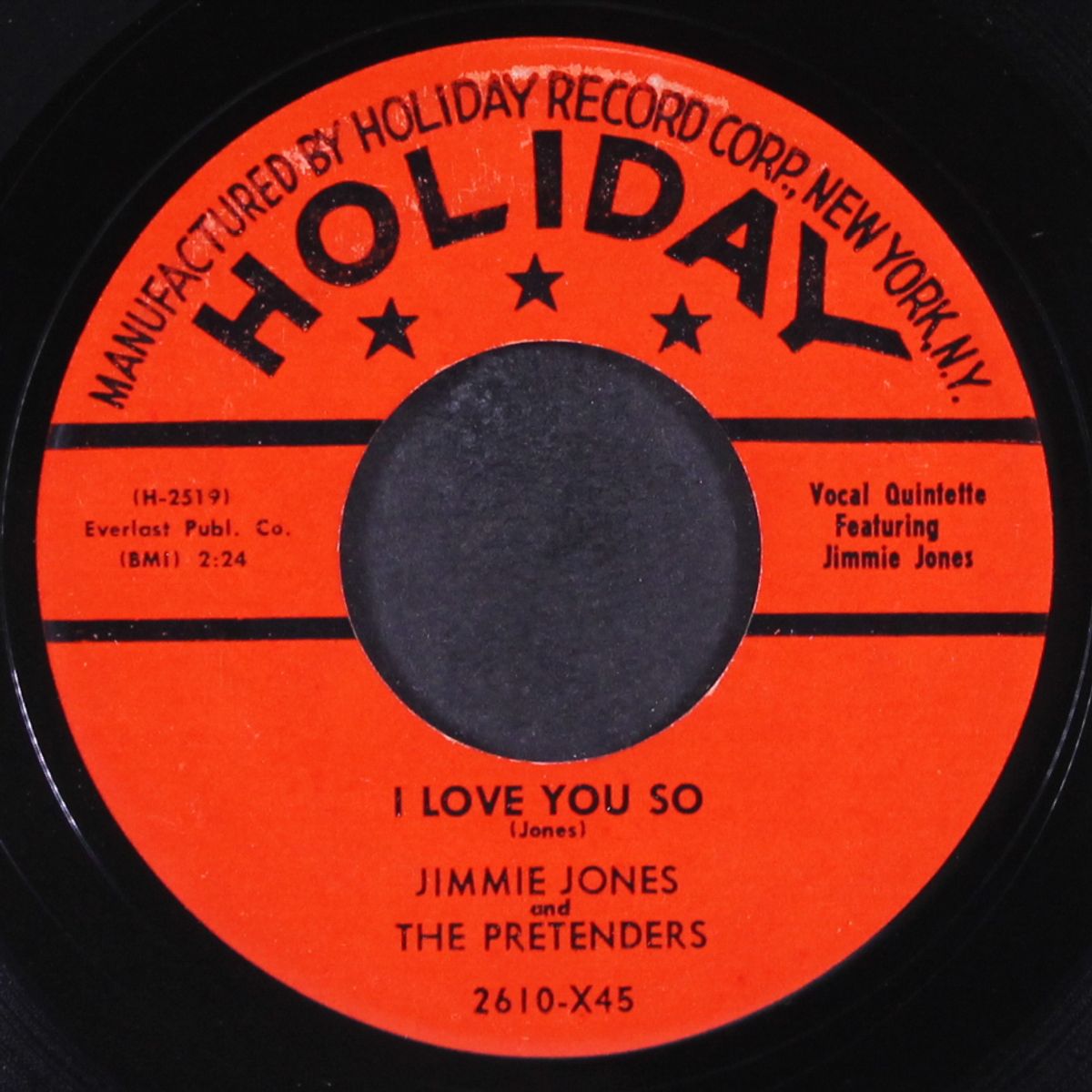 tonight / i love you so by JIMMIE JONES & PRETENDERS
