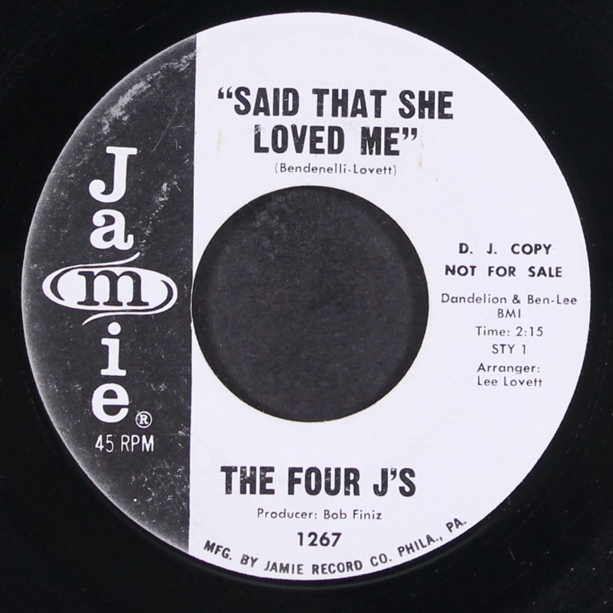 here am i broken-hearted / said that she loved me by FOUR J'S