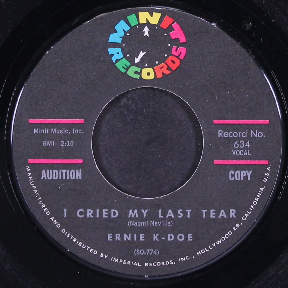 a certain girl / i cried my last tear by ERNIE K-DOE