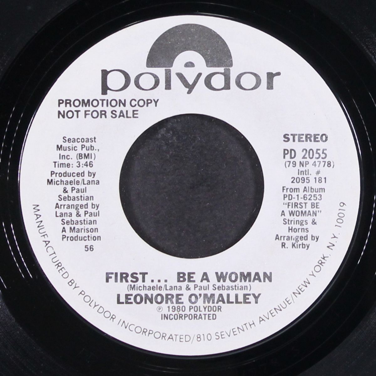 first ... be a woman by LEONORE O'MALLEY