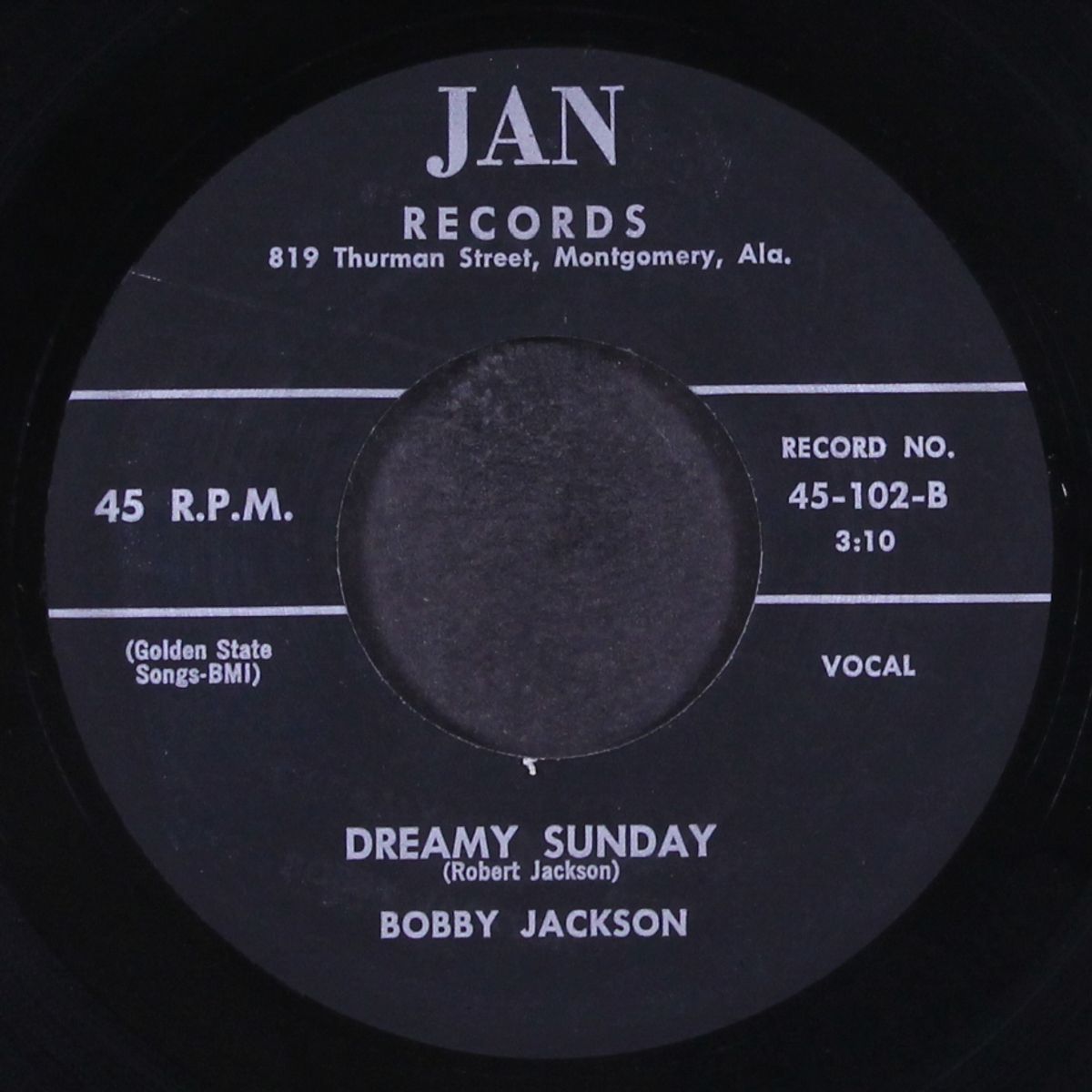 you got me rocking and rolling / dreamy sunday by BOBBY JACKSON