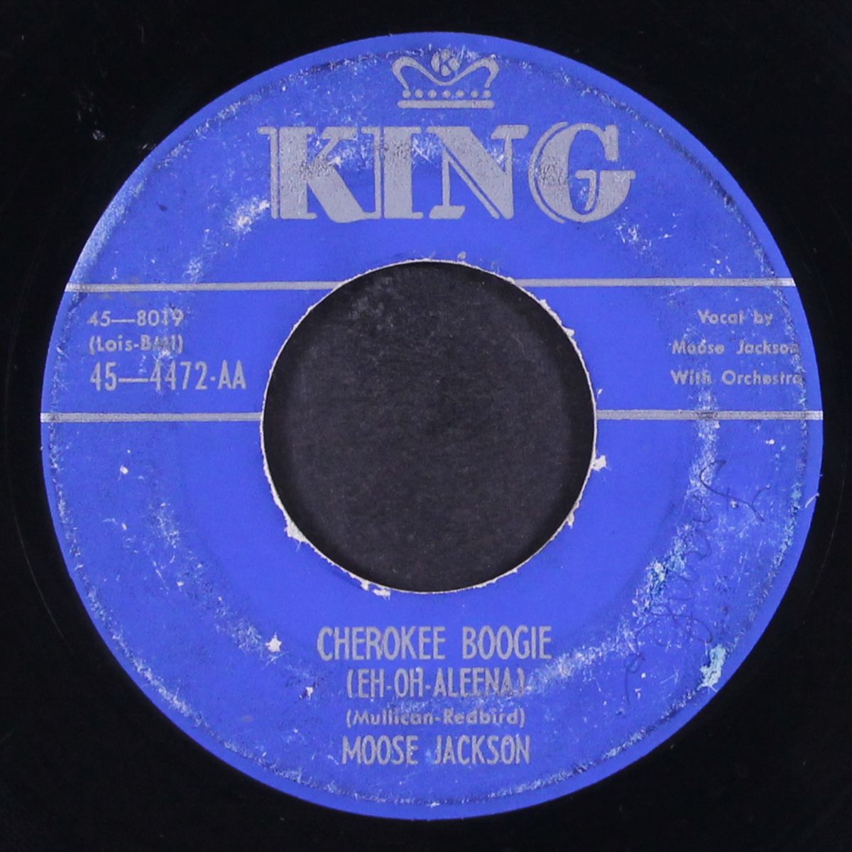 i'm lucky i have you / cherokee boogie by MOOSE JACKSON