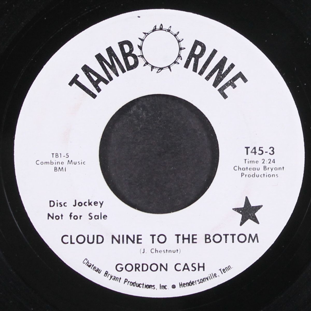 cloud nine to the bottom by GORDON CASH