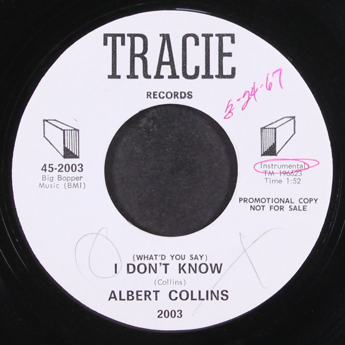 i don't know / soulroad by ALBERT COLLINS