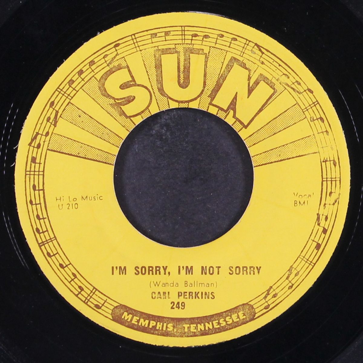 dixie fried / i'm sorry i'm not sorry by CARL PERKINS