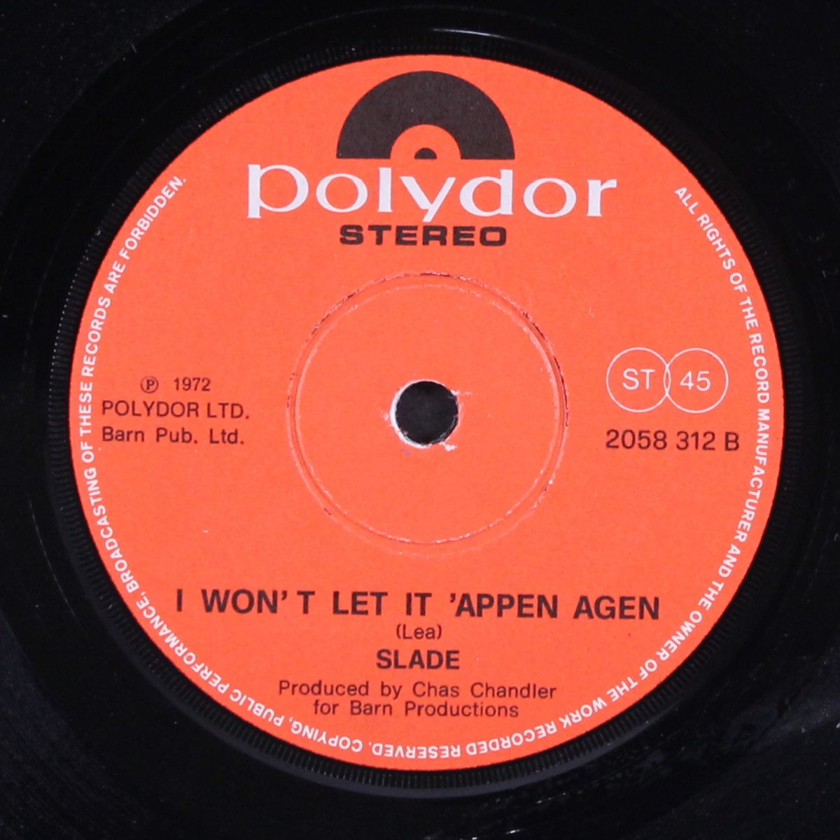 gudbuy t' jane / i won't let it 'appen again by SLADE