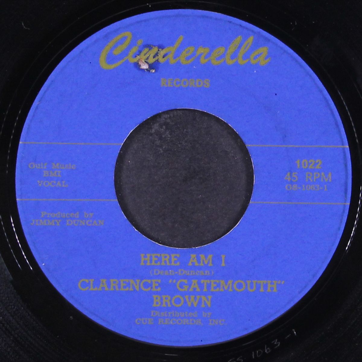 chicken shake / here am i by CLARENCE 'GATEMOUTH' BROWN