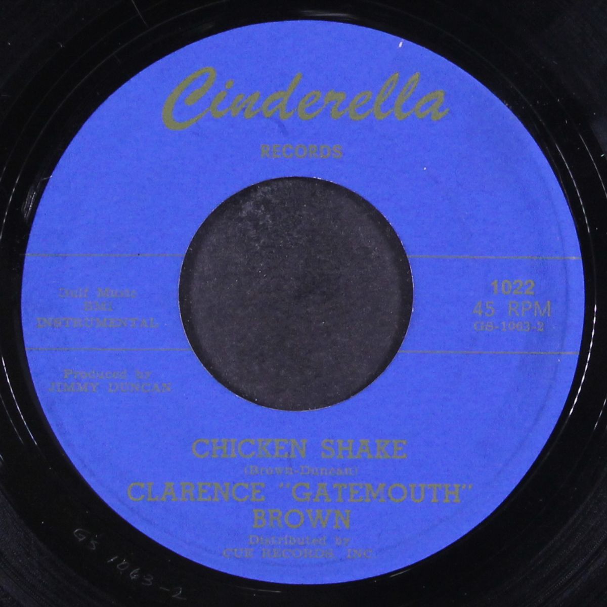 chicken shake / here am i by CLARENCE 'GATEMOUTH' BROWN