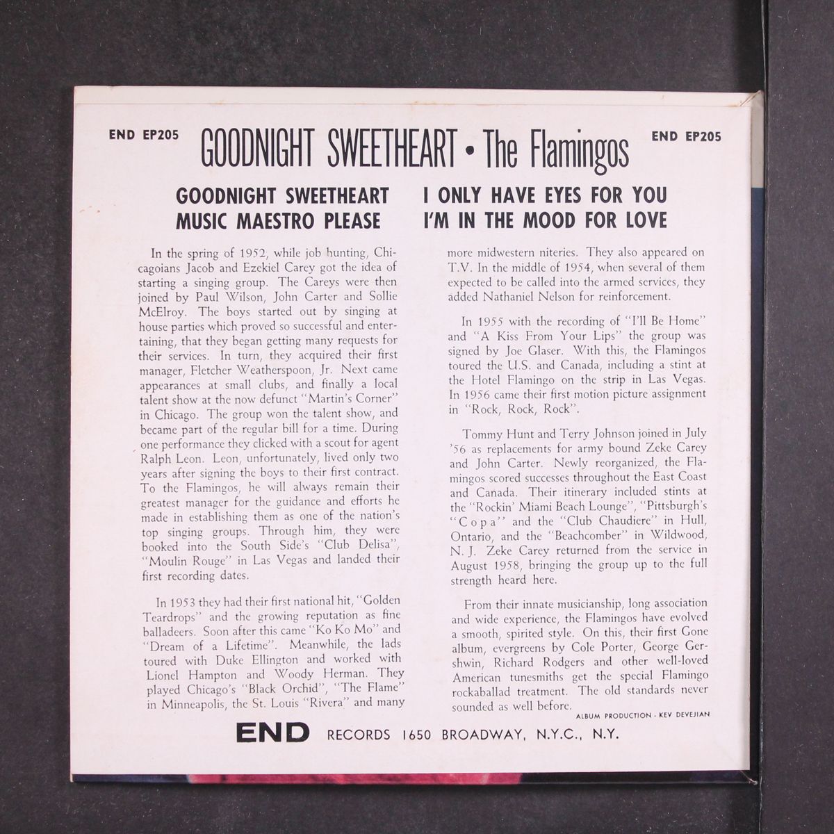 goodnight, sweetheart + 3 by FLAMINGOS