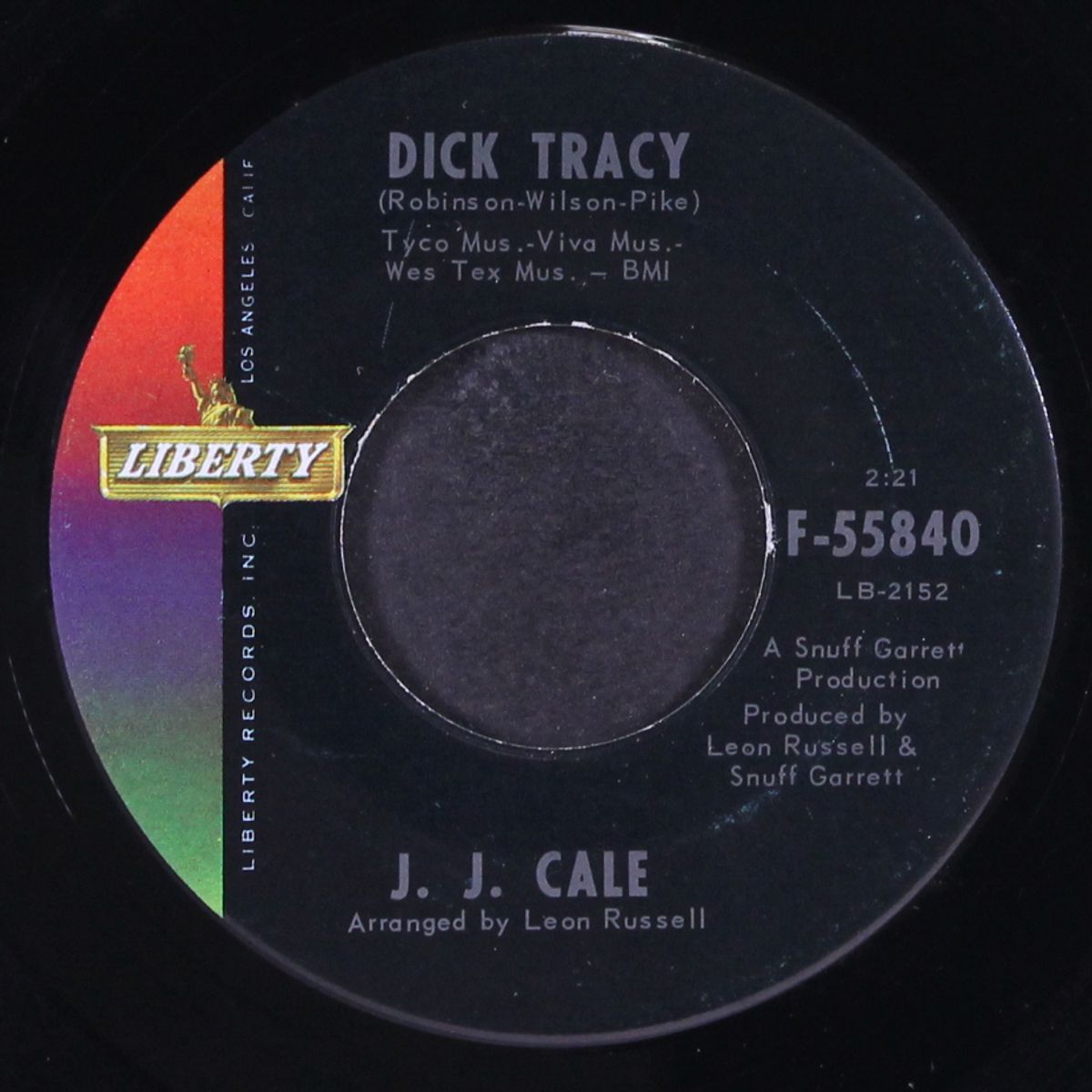 dick tracy / it's a go go place by J.J. CALE
