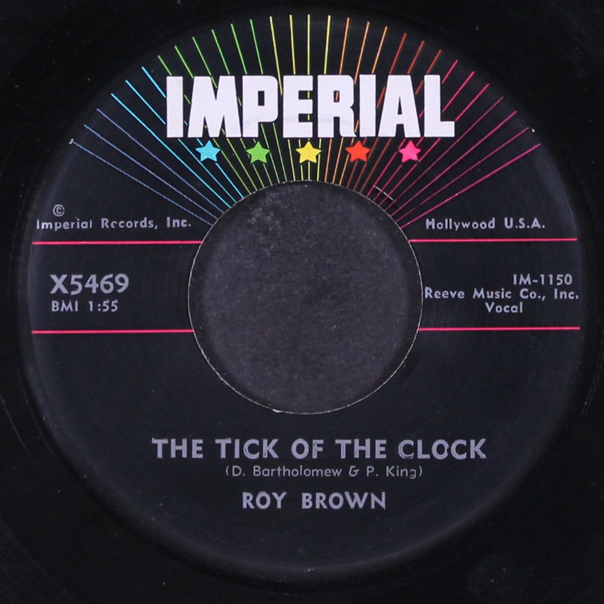 slow down little eva / the tick of the clock by ROY BROWN