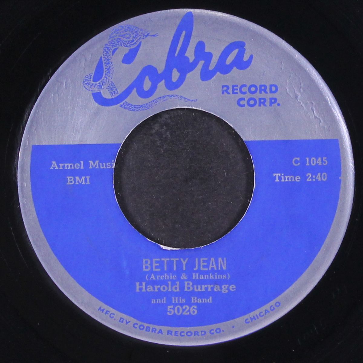 i cry for you / betty jean by HAROLD BURRAGE