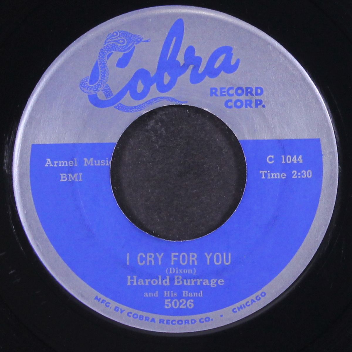 i cry for you / betty jean by HAROLD BURRAGE