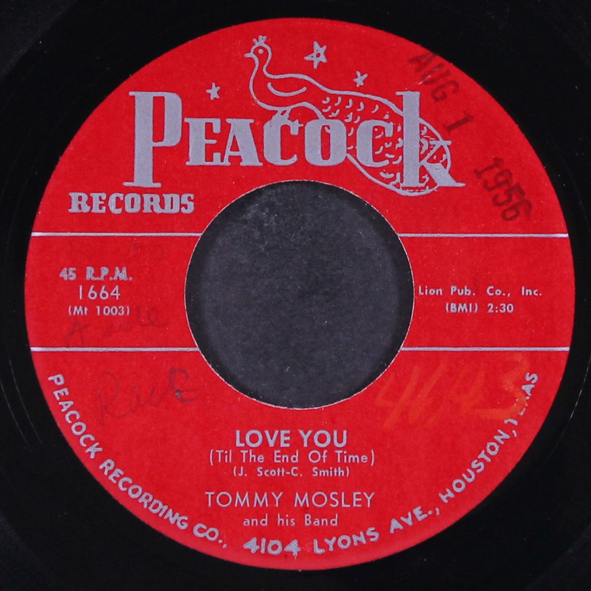 concerto to the blues / love you (til the end of time) by TOMMY MOSLEY
